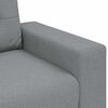 vidaXL Loveseat Sofa Light Grey Polyester fabric, plywood, steel Medium