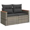 vidaXL Garden Sofa Set Grey