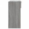 vidaXL Console Table Grey Sonoma Engineered Wood Medium Console Table