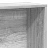 vidaXL Bookcase Grey Sonoma Engineered Wood Medium Bookcase