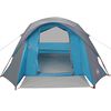 vidaXL Camping Tent Cabin 4-Person Blue Waterproof