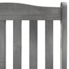 vidaXL Rocking Chair Grey Solid acacia wood, 100% polyester Medium
