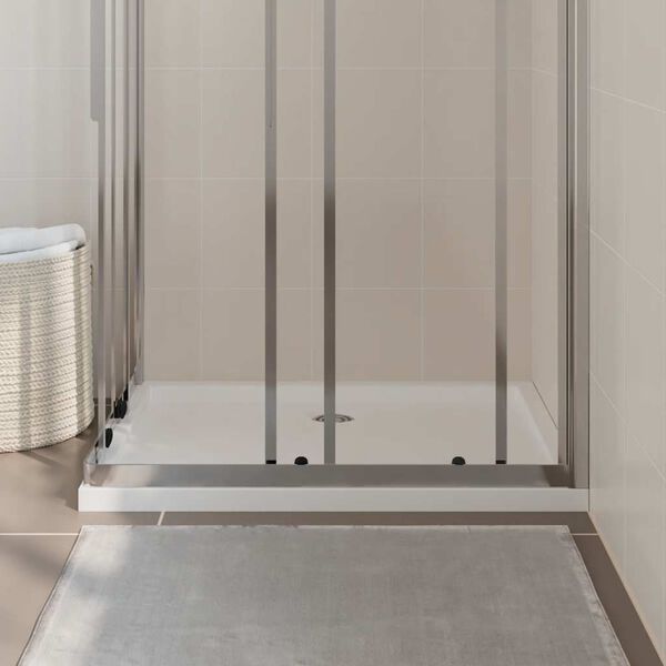 vidaXL Rectangular ABS Shower Base Tray 27.6"x35.4"