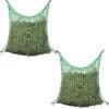 vidaXL Hay Net Set of 4 Green Polypropylene 35.4 x 59.1 in Hay Net