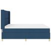 vidaXL Box Spring Bed with Mattress Blue 70.9" x 78.7" fabric