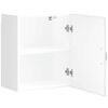 vidaXL Kitchen Wall Cabinet Set of 2 White Engineered wood