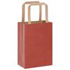 vidaXL Paper Bags 50 pcs with Handles Red 15x8x21 cm