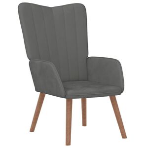 vidaXL Relaxing Chair Dark grey