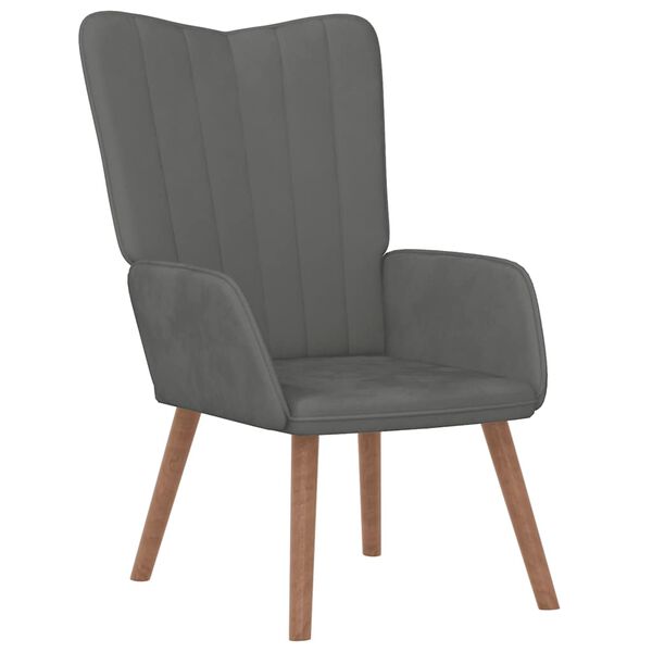 vidaXL Relaxing Chair Dark grey
