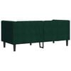 vidaXL Chesterfield Sofa Dark Green