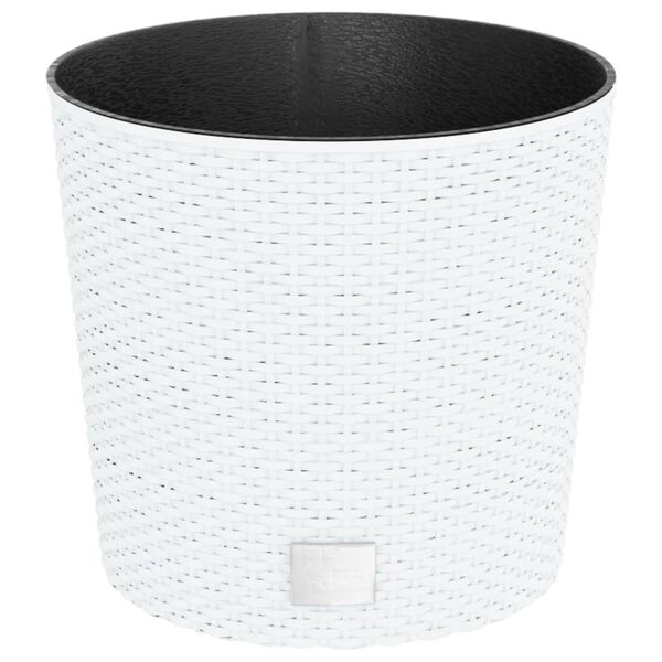 vidaXL Planter White Polypropylene Large Removable Covers Planter