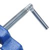 vidaXL Drill Press Vise Blue 3.94 " Cast Iron