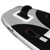 vidaXL Inflatable Stand Up Paddle Board Set Black 141.7x31.9x3.9"