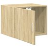 vidaXL Wall Cabinet Sonoma Oak Engineered wood 19.7x16.7x15.7 in