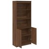 vidaXL Highboard Brown Oak Engineered Wood Tall Highboard Rectangular
