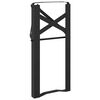 vidaXL Beer Bench Legs Black Powder-Coated Steel