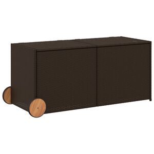 vidaXL Garden Storage Box Brown