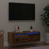 vidaXL TV Cabinet Old wood Engineered wood 29.5 in x 14.0 in x 9.8 in