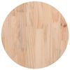 vidaXL Table Top Round White Ø15.7x1.2" Solid Wood Pine