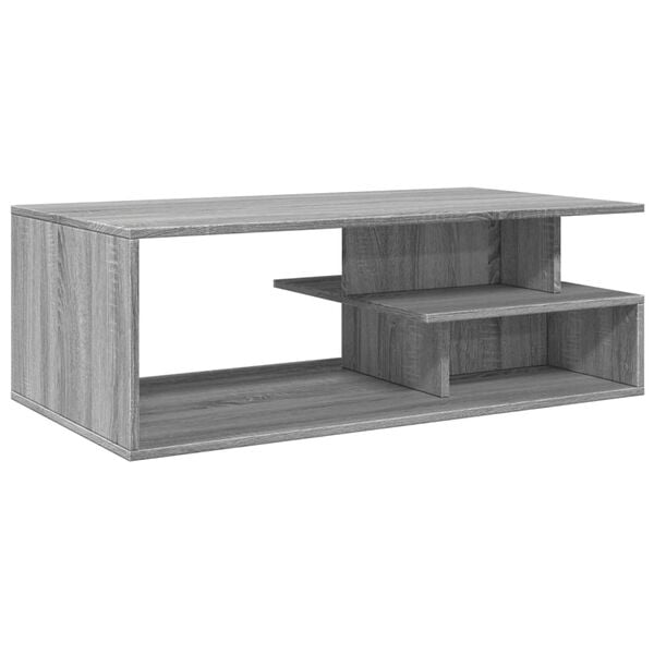 vidaXL Coffee Table Gray Sonoma Engineered Wood Medium Coffee Table