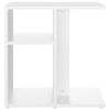 vidaXL Side Table White Engineered wood 19.7 in x 11.8 in x 19.7 in