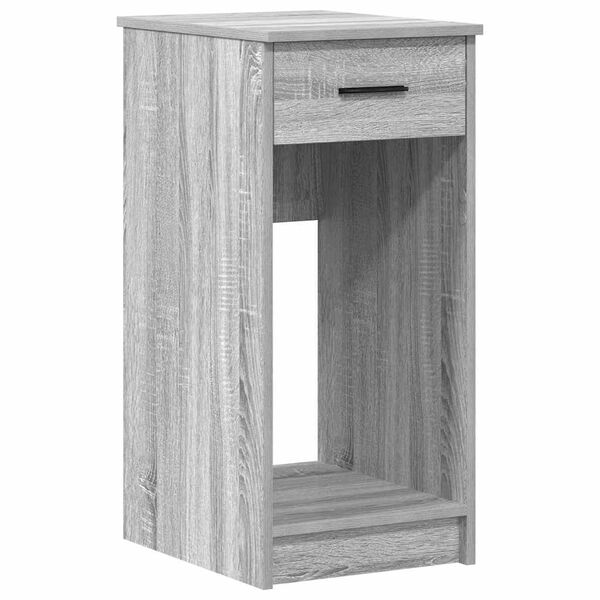 vidaXL Computer Tower Stand Grey Sonoma Engineered wood Compact