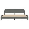 vidaXL Bed Frame Dark Grey