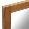 vidaXL Mirror 15.7"x19.7" Solid Oak Wood