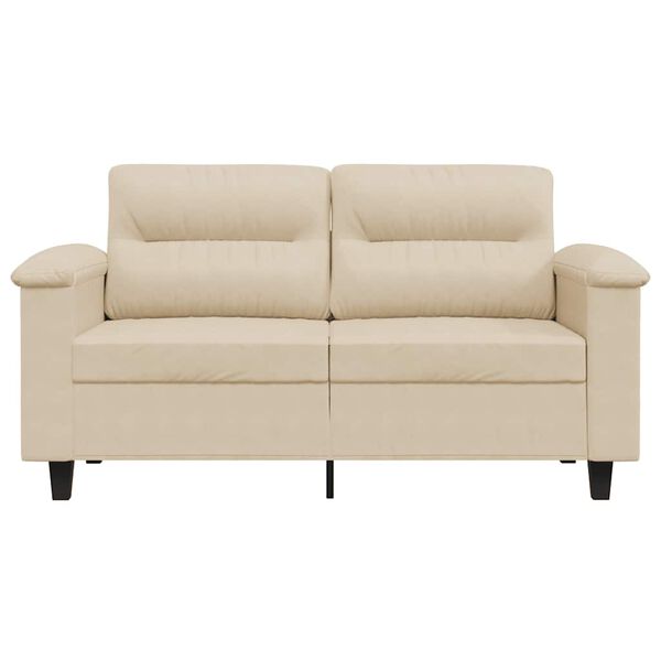 vidaXL 2-seater Sofa Cream