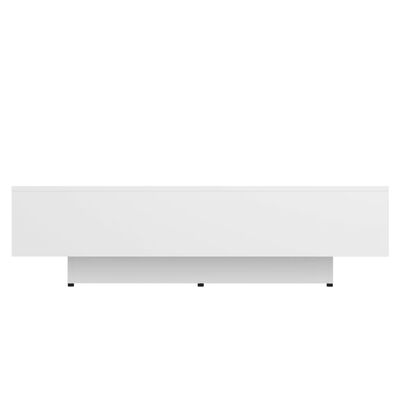 vidaXL Coffee Table White 45.3"x23.6"x12.2" Engineered Wood