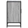 vidaXL Bathroom Sink Cabinet Grey Sonoma Engineered wood, Metal