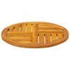 vidaXL Table Top Natural Solid Acacia wood Medium Durable Table Top