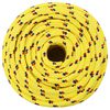 vidaXL Boat Rope Yellow 0.55 " 82.0 ' Polypropylene