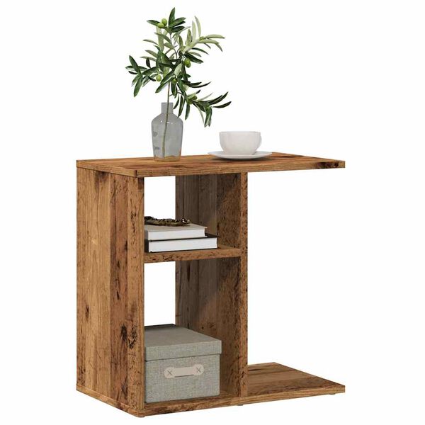 vidaXL Side Table Vintage wood Engineered wood Compact Side Table