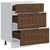 vidaXL Kitchen Base Cabinet Brown Oak Engineered Wood