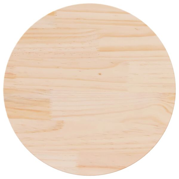 vidaXL Table Top Natural Pine Solid pinewood 27.6in x 1.0in Durable