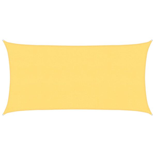 vidaXL Sunshade Sail 1.75 oz/ft² Beige 8.2x14.8' HDPE