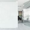 vidaXL Window Film Transparent White PVC 17.7 x 393.7 in