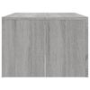 vidaXL Coffee Table Gray sonoma Engineered wood 40.2x19.7x14.2 in Modern