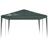 vidaXL Party Tent Green Polyethylene, Steel Large