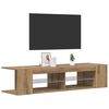 vidaXL TV Cabinet Artisan Oak Engineered Wood Standard Modern