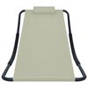 vidaXL Patio Bed Cream 200 x 35.4 " Steel