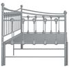 vidaXL Sofa Bed Frame Grey Powder-coated metal