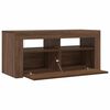 vidaXL TV Cabinet Brown oak Engineered wood Compact TV Cabinet