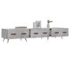 vidaXL TV Cabinet Concrete Grey Engineered wood 59.1x14.2x11.8 in