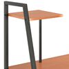 vidaXL Desk Black and brown