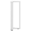 vidaXL Console Table Leg White Powder-coated steel Standard