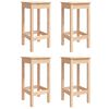 vidaXL Garden Bar Set Natural wood Solid pine wood Medium Minimalistic