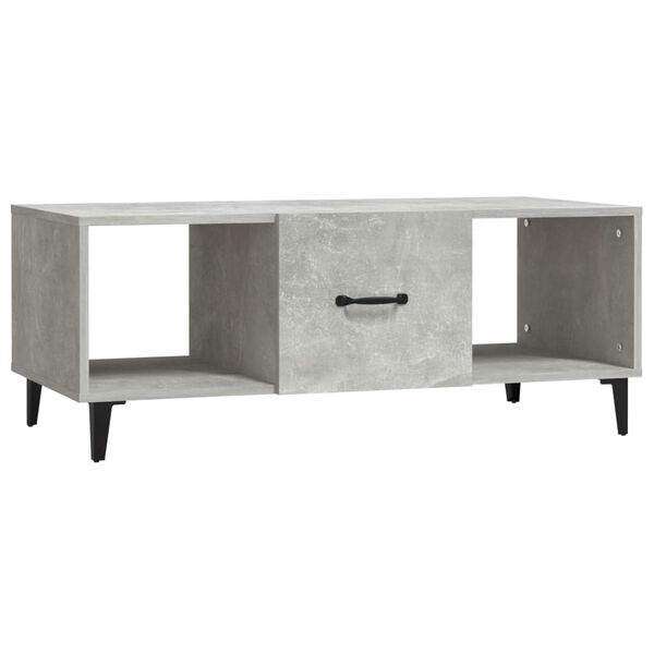 vidaXL Coffee Table Concrete Grey Engineered Wood Coffee Table