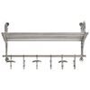 vidaXL Luggage Rack Silver Aluminum Standard Adjustable Armrests